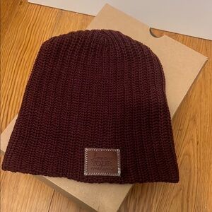 Burgundy Knit Beanie- Love Your Melon
